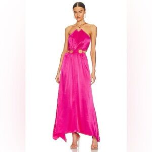 chinese dress ladies Celestria Maxi Dress - Pink